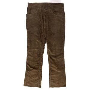 Vintage 80s Levi's 517 Brown Corduroy Pants (Actual Fit 32x31) Made in USA VTG x
